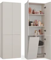 Szafki łazienkowe - Topeshop SZAFKA ŁAZIENKOWA SŁUPEK NEL DD 1K KOSZ KASZMIR BEŻ - miniaturka - grafika 1