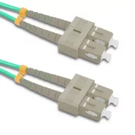 Patchcordy - Qoltec Patchcord Światłowodowy SC/UPC-SC/UPC MM 50/125 OM4 10m 54356 - miniaturka - grafika 1