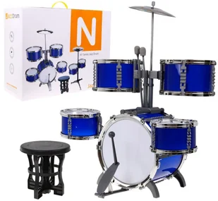 Perkusja dla dzieci niebieska - Instrumenty muzyczne dla dzieci - miniaturka - grafika 2