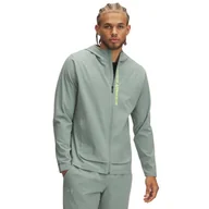 Kurtki męskie - Męska kurtka do biegania Under Armour UA OutRun the STORM Jacket - zielona - miniaturka - grafika 1