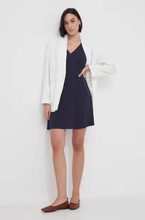 Pepe Jeans sukienka kolor granatowy mini rozkloszowana - Sukienki - miniaturka - grafika 1
