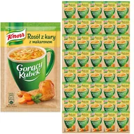 Dania dla dzieci - Knorr Gorący Kubek Rosół z kury z makaronem 12 g x 40 sztuk - miniaturka - grafika 1
