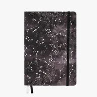Notesy i bloczki - Starry Night - notatnik A5, bullet journal, planer w kropki, notes miękka oprawa, biały i czarny papier 120g/m2 - miniaturka - grafika 1
