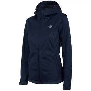 Kurtki damskie - Kurtka Damska 4F Softshell Granatowa H4Z22 Sfd350 31S-M - grafika 1