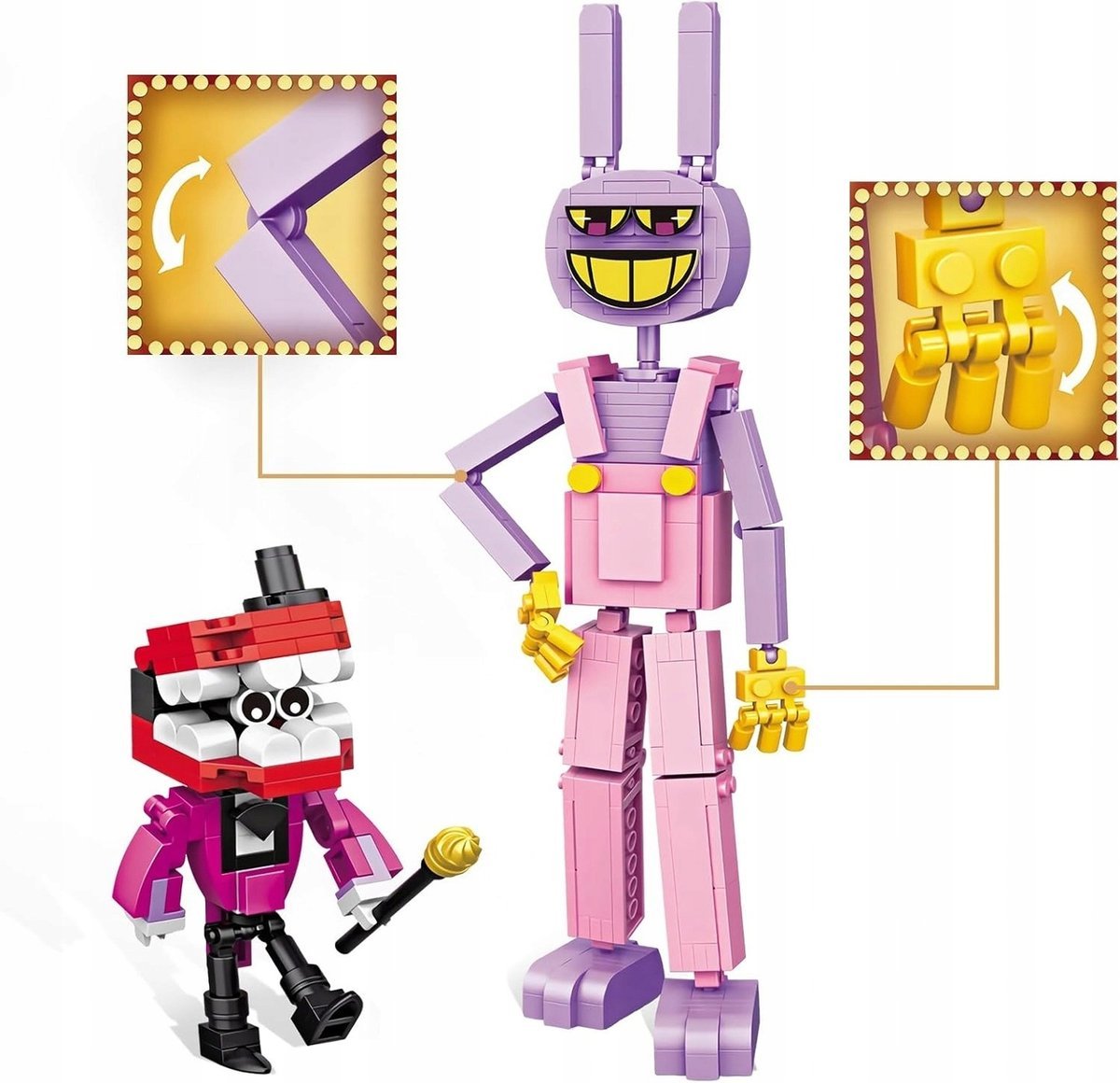 Klocki Konstrukcyjne The Circus Jax&Caine 330el. 6+Lat