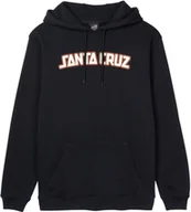 Bluzy męskie - bluza męska SANTA CRUZ ARCH STRIP HOOD Black - miniaturka - grafika 1