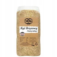 Ryż - Ryż brązowy naturalny MONA 1kg PREMIUM - miniaturka - grafika 1