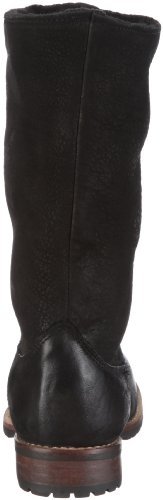 Buffalo London 13030 BUFF NUBUK MILLED 121945 damskie kozaki, czarny - Czarny Czarny 01-38 EU