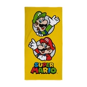 Okrycia kąpielowe dla dzieci - Halantex, ręcznik kąpielowy, Super Mario NO-471T, 70x140 - miniaturka - grafika 1