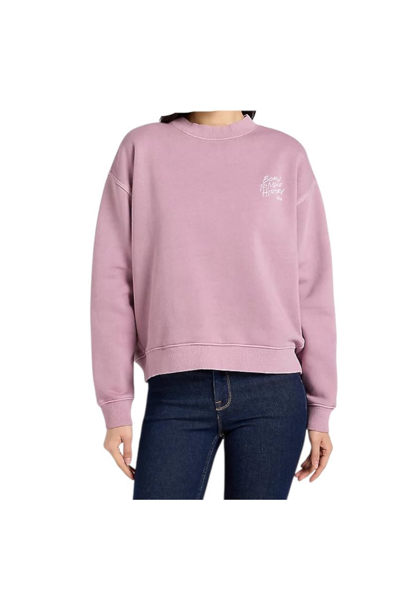 Felpa over Donna LEE JEANS tessuto felpato
