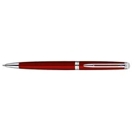 Długopisy - Długopis WATERMAN HEMISPHERE fioletowy CT + czarne skórzane etui 1szt. /1869015/ - miniaturka - grafika 1