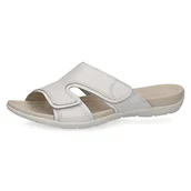 Klapki i japonki damskie - CAPRICE Klapki damskie 9-9-27107-20 płaskie, White Nappa, 40 EU - miniaturka - grafika 1