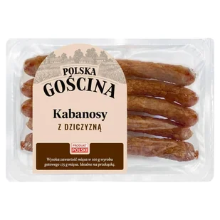 Polska gościna Kabanosy z dziczyzną 100 g - Kiełbasa i wędliny - miniaturka - grafika 1