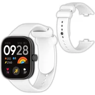 Akcesoria do smartwatchy - Opaska pasek silikonowy Vanfone do Xioami Redmi Watch 4, biały - miniaturka - grafika 1