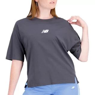 Koszulki sportowe damskie - Koszulka New Balance WT31511ACK - czarna - grafika 1