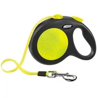 Smycze dla psów - Flexi Smycz taśma Classic, żółta, XS, 12 kg - miniaturka - grafika 1