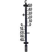 Termometry domowe - ProGarden Termometr OGRODOWY zewnętrzny balkonowy duży czarny XXL 339087 - miniaturka - grafika 1