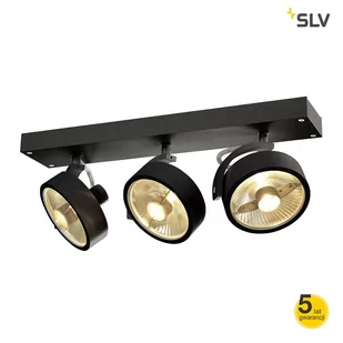 Spotline Kinkiet KALU 1 QPAR111 kol czarny 1000702) SLV - Lampy ścienne - miniaturka - grafika 4