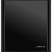 Wentylatory łazienkowe - Wentylator kanałowy MISSION AIR Ventis Edge 100 H+T Czarny - miniaturka - grafika 1