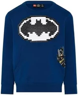 Bluzy dla chłopców - LEGO Batman Bluza chłopięca bez kaptura - 100% bawełna - LWSTORM 615, 577, 104 - miniaturka - grafika 1