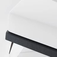 Prześcieradła - Prześcieradło 160x200 z gumką białe PAN MATERAC - miniaturka - grafika 1