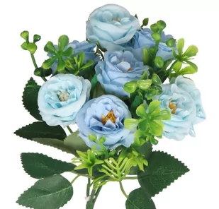 SZTUCZNE KWIATY GAŁĄZKI ROŚLINY RÓŻA RÓŻE JAK ŻYWE - Sztuczne kwiaty - miniaturka - grafika 1