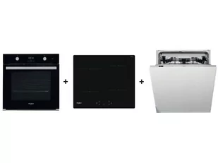 Whirlpool Piekarnik AKP9 786 NB + Płyta WS Q4860 NE + Zmywarka WKCIO 3T133 PFE - Zestawy AGD - miniaturka - grafika 1