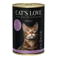 Mokra karma dla kotów - CAT'S LOVE mokra karma dla kota Adult Ryba i kurczak 6x400 g - miniaturka - grafika 1