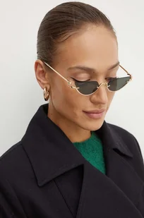 Gucci okulary przeciwsłoneczne damskie kolor czarny GG1603S - Okulary przeciwsłoneczne - miniaturka - grafika 1