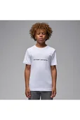 Koszulki dla chłopców - T-shirt dla dużych dzieci Jordan Dri-FIT Sport - Biel - Nike - miniaturka - grafika 1