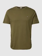 Koszulki męskie - T-shirt z bawełny z detalem z logo - miniaturka - grafika 1