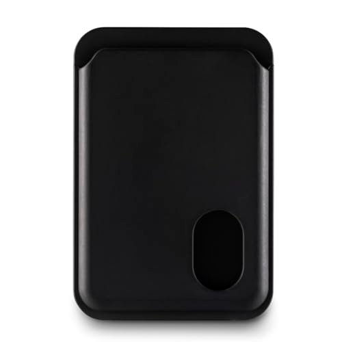 Hama Portfel do iPhone 12/13/14/15/16, kompatybilny z MagSafe (magnetyczny, cienki, 2 przegródki na karty, etui na karty, etui na karty, portfel do Apple iPhone) czarny, czarny, passend für MagSafe