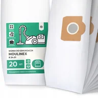 Worki do odkurzaczy - 20x Worek do Odkurzacza Moulinex R 24.01 Syntetyczny Pojemny Odporny Worki - miniaturka - grafika 1