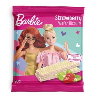Wafle Barbie Strawberry 90g - Ciastka - miniaturka - grafika 1