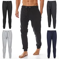 Spodenki męskie - Iron Mountain IMPNT206_BLK_S Męskie spodnie dresowe z przędzy z odzysku, przyjazne dla środowiska, zapobiegający mechaceniu materiał, elastyczne, wygodne, joggery, czarne, rozmiar S - miniaturka - grafika 1