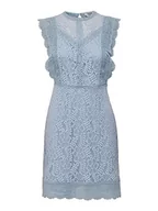 Sukienki - ONLY Sukienka damska koronkowa, Cashmere Blue, L - miniaturka - grafika 1