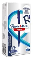 Długopisy - Papermate Replay Niebieski Długopis Średni 12 szt. - miniaturka - grafika 1