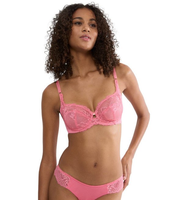 Biustonosz miękki na fiszbinie Triumph Wild Peony Florale W-75F
