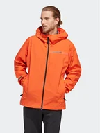 Odzież trekkingowa męska - adidas Kurtka przeciwdeszczowa Terrex Multi RAIN.RDY HM4052 Pomarańczowy Regular Fit - miniaturka - grafika 1