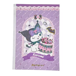 Zeszyt B5 w Linie Fioletowy Kuromi Babeczka 20 kartek - Zeszyty szkolne - miniaturka - grafika 1