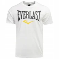 Koszulki męskie - KOSZULKA męska bawełniana T-SHIRT EVERLAST z krótkim rękawem biała XXL - miniaturka - grafika 1