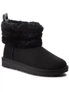 Śniegowce damskie - Ugg Buty W Fluff Mini 1098533 Czarny - grafika 1