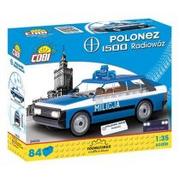 Klocki - Cobi Youngtimer Collection Polonez 1500 Radiowoz 24533 - miniaturka - grafika 1