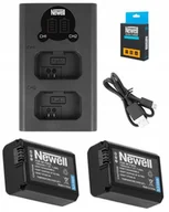 Ładowarki i akumulatory - Zestaw Ładowarka Lcd Dual +2 Akumulatory Do Sony Np-Fw50 - miniaturka - grafika 1