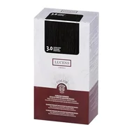 Farby do włosów i szampony koloryzujące - LUCENS permanentna koloryzacja ciemnobrązowa 3.0 – farba do włosów z dużą zawartością naturalnych składników – bez amoniaku, bez substancji zapachowych, promienny i długotrwały kolor - miniaturka - grafika 1