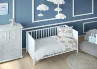 Pościel dla dzieci - Pościel 160x200 misie niebieska dziecięca zapinana na suwak Karo - miniaturka - grafika 1