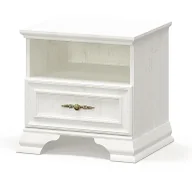 Szafki nocne - Biała szafka nocna z szufladą C4-E52 - miniaturka - grafika 1