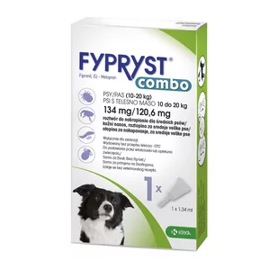 Fypryst Combo dla psów ilość 1 szt. masa zwierzęcia 10-20 kg - Artykuły przeciw pasożytom - miniaturka - grafika 1