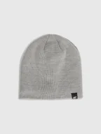 Czapki męskie - 4F Czapka zimowa męska - szara M - miniaturka - grafika 1