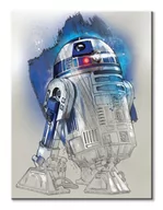 Obrazy i zdjęcia na płótnie - Pyramid Posters Star Wars: The Last Jedi (R2-D2 Brushstroke) - obraz na płótnie 60x80 WDC100195 - miniaturka - grafika 1